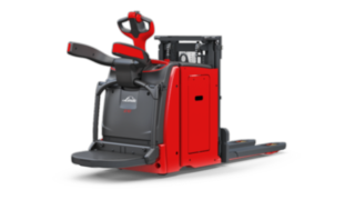 Stoccatore Linde D10 AP Lo stoccatore Linde D10 AP può essere impiegato in modo flessibile sia in accompagnamento che con operatore a bordo.