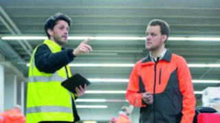 Consulenza con l'aiuto del Linde Safety Scan