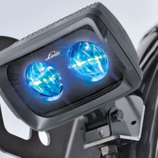 Linde BlueSpot con luce blu