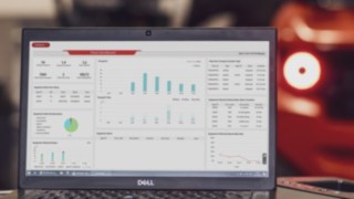 Computer portatile con interfaccia utente di Linde Warehouse Manager