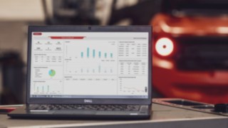 Computer portatile con interfaccia utente di Linde Warehouse Manager