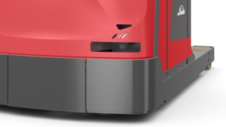 Scanner laser posteriore dell'Object Warning System di Linde MH. Scanner laser posteriore dell'Object Warning System di Linde MH.