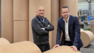 Il direttore generale Daniel Werner e il Managing Director Christoph Ettel di Franz Veit 