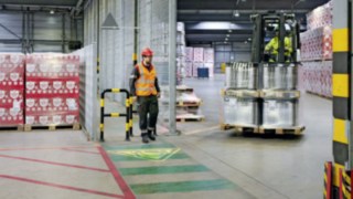 Telecamera dotata di AI Linde Safety Guard per Heineken Telecamera dotata di AI Linde Safety Guard per Heineken