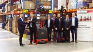 L-MATIC di Linde Material Handling viene messo in funzione presso HOLTER