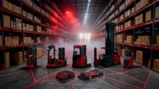 Portafoglio prodotti con carrelli elevatori automatizzati di Linde Material Handling