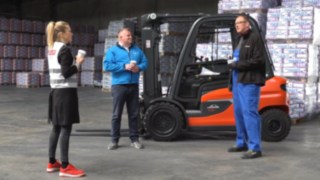 HASIT prova il carrello controbilanciante X35 di Linde. Video sul X35 di Linde Material Handling